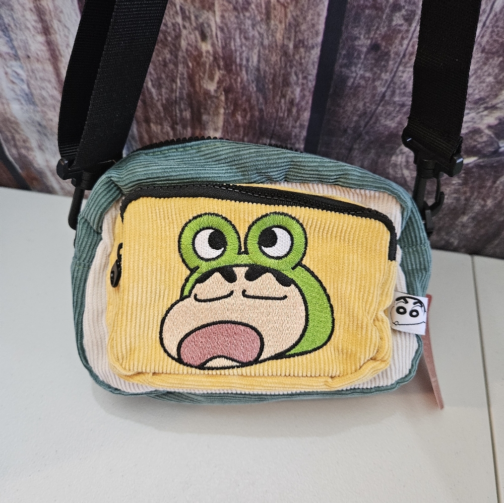 Corduroy crossbody bag